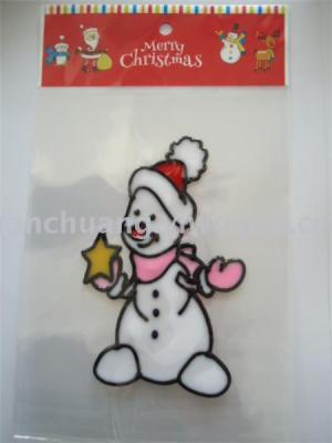 Christmas decorations Christmas decorations snowman stickers window stickers wall stickers