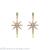 Design feeling meteor earrings 2020 new fashion temperament silver needle long eight star web celebrity light luxury earrings