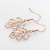 Manhuini Sweet Earrings Elegant Women's Korean Version Trendy Earrings Long Simple Eardrop Jewelry All-Match Leaves