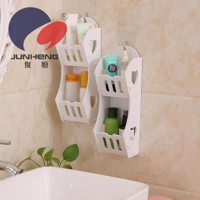 Bathroom shelf wall hanging toilet cosmetics storage rack toilet wall perforation-free storage rack ZW2679