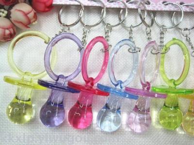 Genuine pacifier key chain acrylic pacifier pendant special price wholesale process pacifier acrylic manufacturers