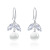 Korean Temperamental Fairy Crystal Opal Earrings Sterling Silver Personalized Stud Earrings for Women Pearl Eardrop Pendant Factory Wholesale