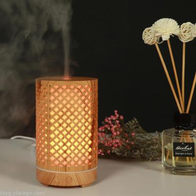 Creative wood grain incense machine mini air perfumer mini ultrasonic humidifier