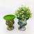 P1005S plastic flowerpot weight add foam flowerpot flocking flower basin