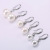 925 Silver Pearl Ear Hook Korean All-Match Earrings Long Graceful Hypoallergenic Earrings Ear Studs Factory Direct Sales Wholesale