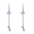 Earrings Korean-Style Long Personalized Earrings Women's Simple Jewelry Crystal Pendant Tassel Hanging Earrings Factory Wholesale