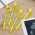 Cartoon Cute Student Soft Girl Creative Animal Shape Black Ink Pen Crown Chick Gel Pen