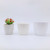 P002 light circle weight and foam simulation flower pot plastic flower pot