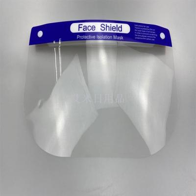 Transparent face mask face guard droplet mask kitchen anti-grease full face mask isolation cap