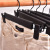 Black and White Frosted Plastic Trousers Rack Clothing Store Special Hanger Multi-Functional Men's Pants Women's Pants Clip Universal Pants Support