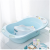 Baby bath tub baby bath tub newborn can sit and lie in large thickened penguin baby bath tub