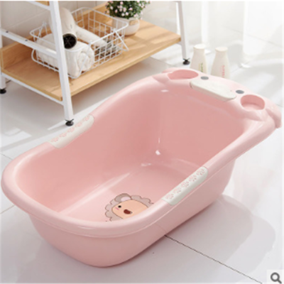 Baby bath tub baby bath tub newborn can sit and lie in large thickened lion children's bath tub