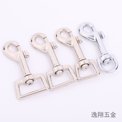 Hanging Chrome Color Nickel Color round Tail Square Tail Pet Snap Hook Ribbon Luggage Buckle