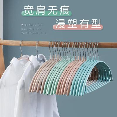 PVC immersion semicircle dry and wet dual-use multi-color clothes rack non-trace non-slip thick high load bearing 