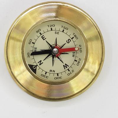 J57 Metal Frame Compass Golden Outdoor Mountaineering Camping Travel High-End Exquisite Compass