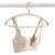 Hangers seamless thickened wide-shouldered solid plastic non-slip clothing hanging underwear hanging 360 degree 