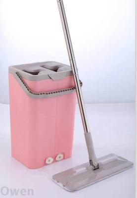 Lazy people don't wash by hand flat mop bucket scratch mop shake sound hot style mop
