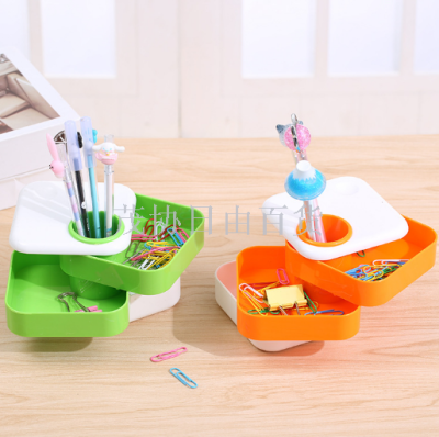 Multi-functional pen container small fresh student stationery office personality creative simple lead pen container