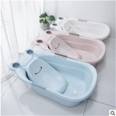 Baby bath tub baby bath tub newborn can sit and lie in large thickened frog children's bath tub