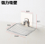 Stainless steel soap rack perforation free bathroom toilet traceless wall hanging soap rack sucker soaps box