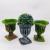 The P1004S plastic flowerpot weight add foam flowerpot flocking flowerpot