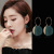 2020 New Trendy Morandi Series Temperamental Earrings Trendy Earrings Korean Ear Pieces Female Online Influencer Simple Multi-Color Earrings