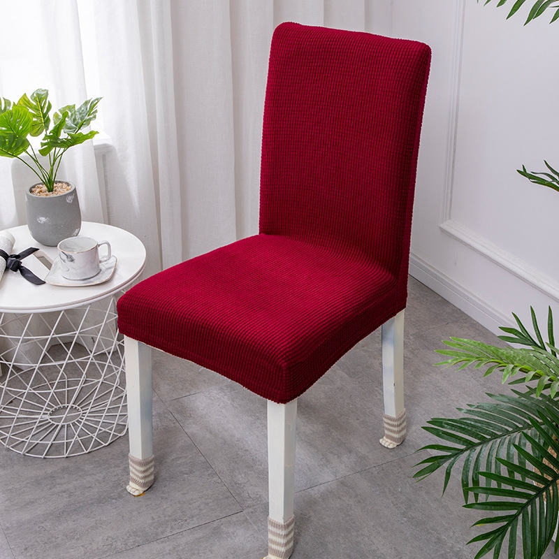 简约连体弹力椅套批发家用酒店餐厅饭店通用座椅套椅子套罩布艺