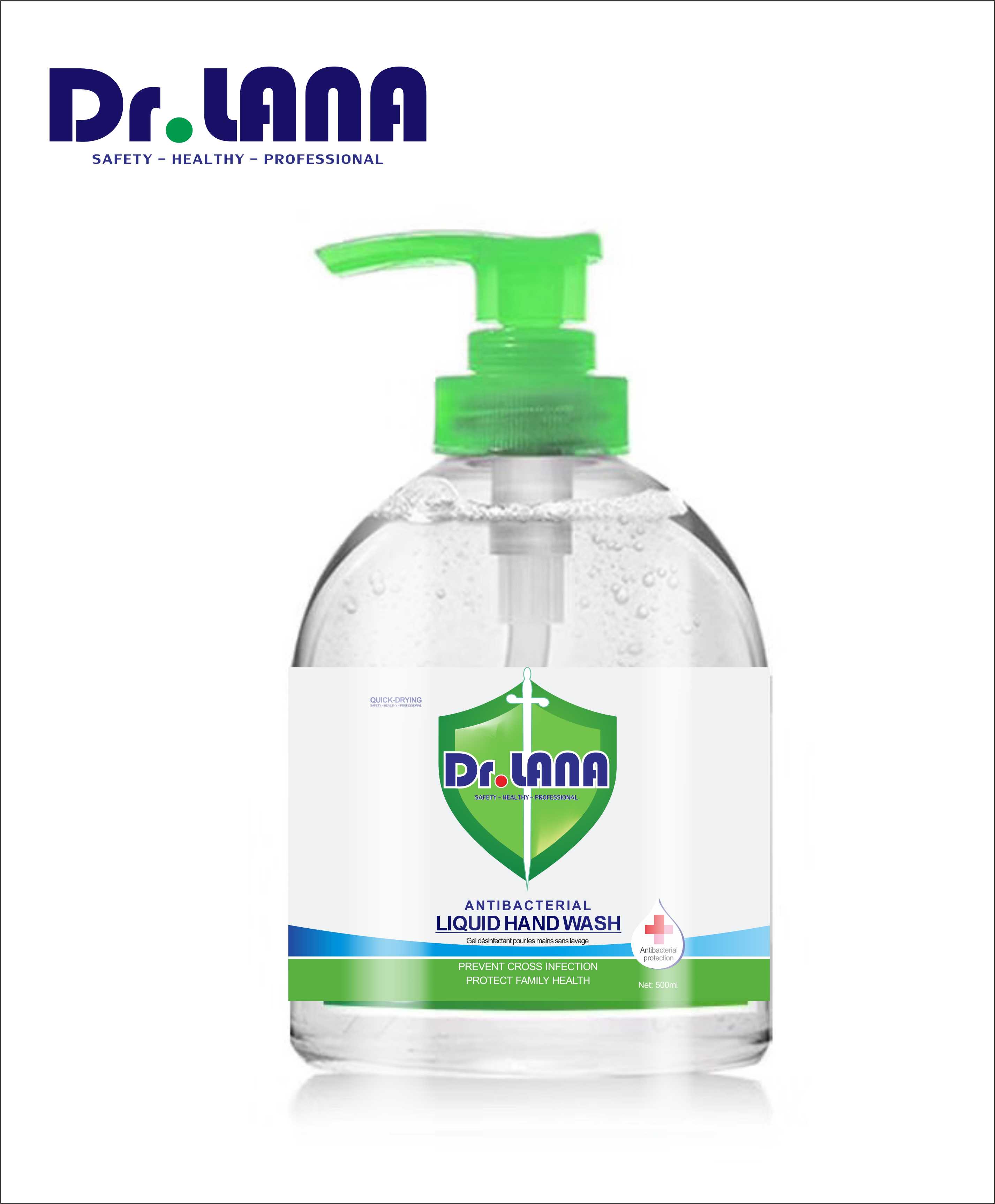 Dr. LANA免洗洗手液70ml100ml250ml500ml750ml消毒凝胶外贸专供