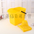 Yellow multi-purpose plastic bucket mop wring dry bucket household mop cleaning wring bucket colloidal cotton mop cleaning bucket