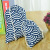 Lovely printed cotton and linen drawstring bundle pocket cloth bag blue and white decorated bag travel bag