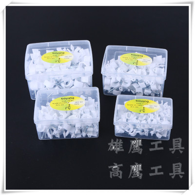 Wire Wire clip plastic u-shaped wall wall household Wire row nail