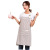 Korean version of fashion cotton and linen apron Lovely Kitchen cheating as overalls apron aprons