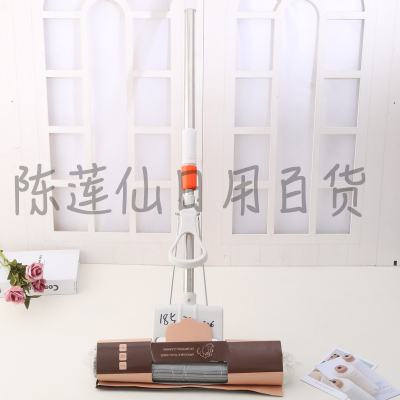 Household colloidal cotton mop head towed not to wash by hand design absorbent sponge mop lazy mop a pull extrusion