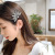 Iu deruna hotel with the same clip headdress Kim lee full moon hair pin hair accessories Korean web celebrity female hair card