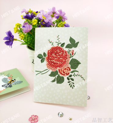 Greeting card diamond picture