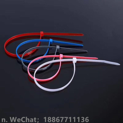 Mini zip cord color cable cord 10.16 cm multicolor (600 pieces) self-locking plastic cord