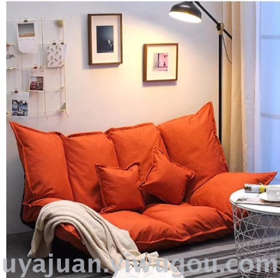 Cabinet lai idyllic lazy person sofa folding bed bedroom balcony floor sofa cushion