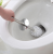 Toilet Cleaning Toilet Brush Plastic Toilet Brush Stainless Steel Toothbrush Handle with Base Cleaning Brush Set