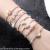 Glitter Korean version of simple bracelet fashion zircon crystal bracelet female temperament students joggle with sen bracelet accessories bracelet