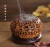 Yun Ting craft walnut hollow sandalwood aloes lotus tea ceremony Zen decoration solid wood base incense decoration gift box