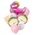 Amazon Hawaiian flamingo balloon set romantic wedding decoration aluminum balloon birthday party supplies