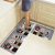 A custom-made flannel printed kitchen carpet floor mat absorbent water-absorbent floor mat sitting room door mat