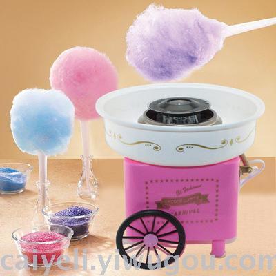 Household DIY Children's Cotton Candy Making Machines Automatic Electric Fancy Mini Commercial Cotton Candy Making Machines Small Pink