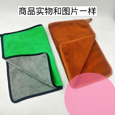 Dishwashing cloth kitchen supplies water absorption hand towel do not drop hair do not touch oil dishcloth wipe tablecloth Household cleaning
