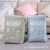 Factory Wholesale Cotton and Linen Fabric Laundry Basket Foldable Dirty Clothes Basket Nordic Style Sundries Storage Basket Toy Storage Bucket