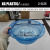 Transparent washbasin plastic washbasin fashion washbasin durable laundry basin practical kitchen 2 size plastic basin