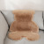 The new product is specially designed for children's imitation rabbit hair carpet and thickened teddy bear cartoon animal bear shaped carpet floor mat