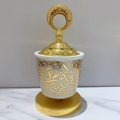 Arab metal incense burner