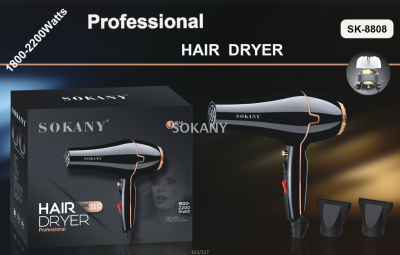 Sokany new hair dryer power color box packaging a hair dryer for cold and hot home