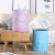 Factory Wholesale New Fabric Craft Dirty Clothes Basket Foldable Waterproof Dirty Clothes Bucket Cotton Linen Sundries Toy Storage Bucket